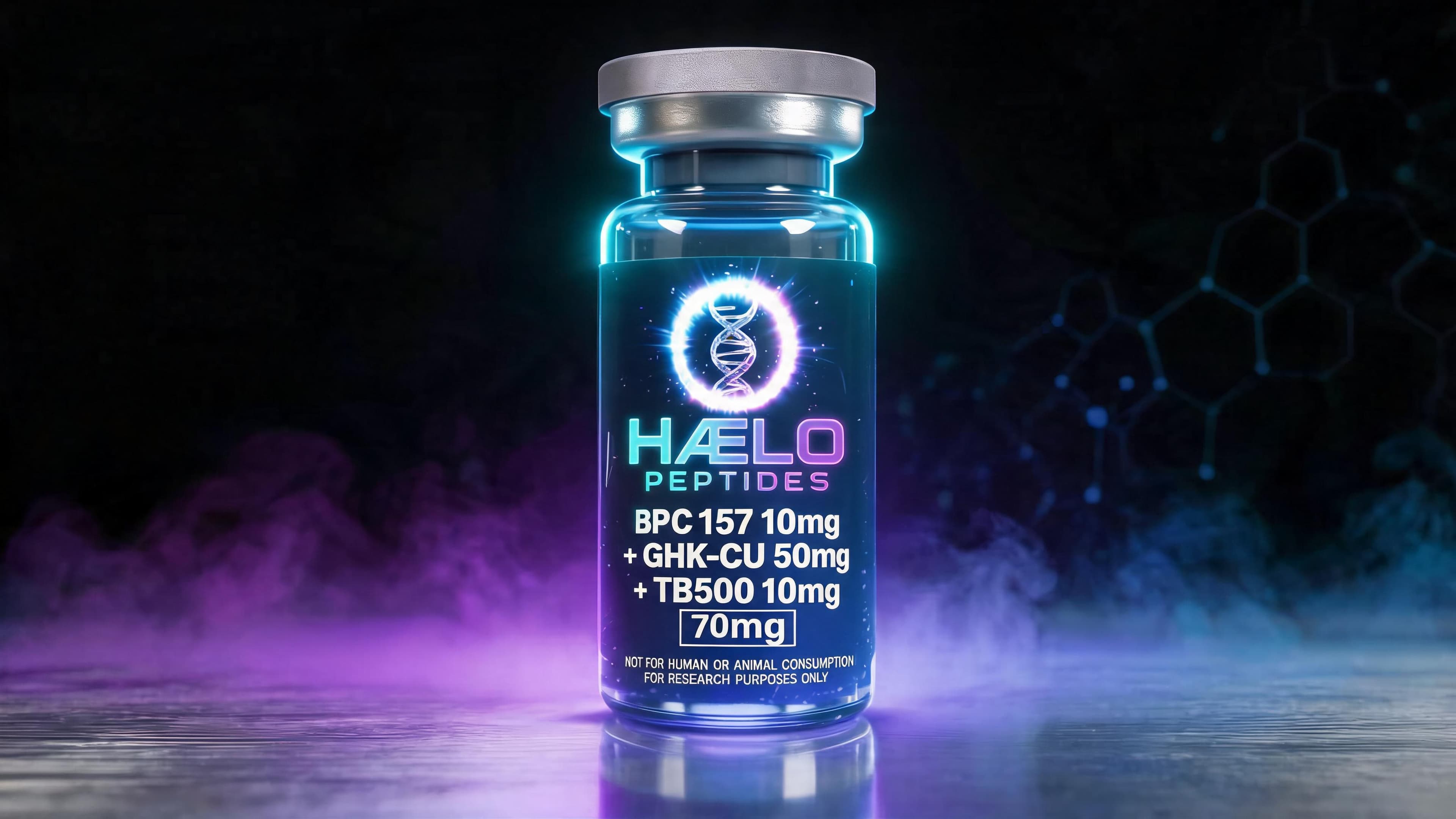 GLOW BPC 157 10mg + TB 500 10mg + GHK CU 50mg 